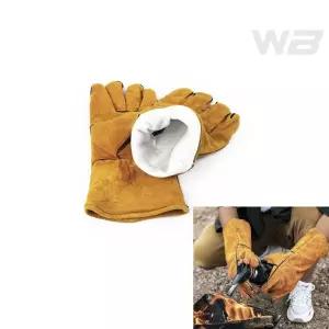 와볼샵 캠핑 바베큐 숯불 장갑 용접 바비큐 내열 구이장갑