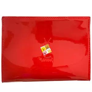 입생로랑 스몰 바이닐 레드색상 유광 파우치