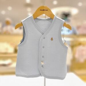 [오가닉맘] 유아 블리면모달누빔조끼 (MKZLVE02)