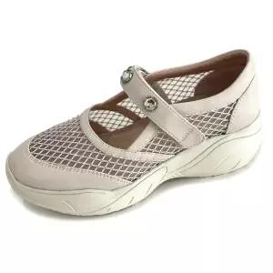 [롯데백화점]에스콰이아 여성화 망사원단 양가죽 핫픽스 보석장식 메리제인 슬립온 EQEMST697