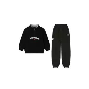 뉴발란스 에센셜 셋업 키즈 트레이닝복세트 블랙 NK9YD4106U-19