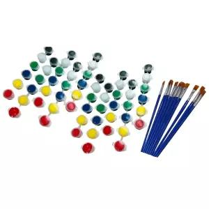 교육기관 액자꾸미기용 미니 아크릴물감 세트 10개/ 학교캠프 엄마표미술 플라스틱용