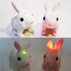 움직이는 토끼 깡총 토끼 인형 장난감 동물 로봇