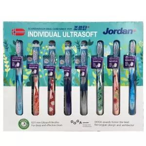 조르단 인디비주얼 울트라 소프트 칫솔 초미세모 0.01mm 8개 무료배송 gx