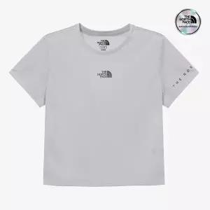 [노스페이스] [노스페이스 공식] NT7UR35K 화이트라벨 여성 벤트런 반팔 라운드티_ICE GRAY