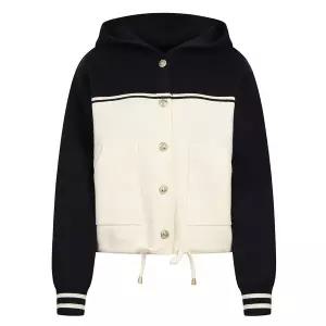 [아날도바시니] 배색 후드 니트 가디건(AY01JP20S)