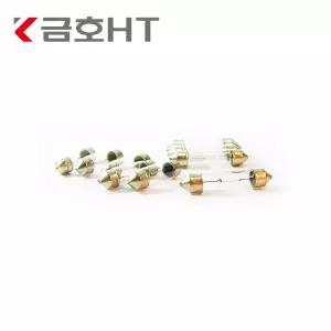 금호 순정전구 실내등 미등 자동차 전구 뻔데기 T10 번호등 31mm 36mm 계기판등
