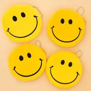 스마일 동전지갑 귀여운 미니 여행용 코인 파우치 열쇠고리 키링 선물