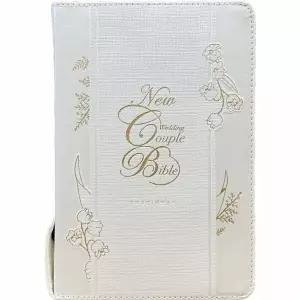 [웅진북센] New 웨딩커플성경 개역개정 새찬송가 (중합본-지퍼-PU-반달색인-금장-뉴아이보리)