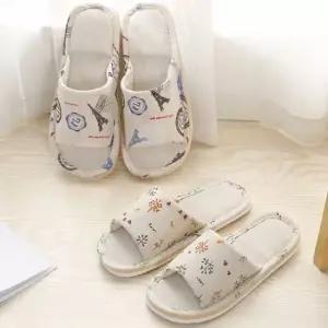 인기상품 마 실내화 층간소음방지 거실화 여름 린넨 슬리퍼 [WFFJANU_250918]