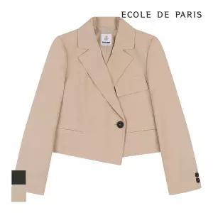 [에꼴드파리/드라로얄] 원버튼 크롭 자켓_RB32WJCM30Z