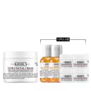 [키엘](강남점)[3S] 울트라 훼이셜 크림 125ml 세트 (+디럭스 6종)
