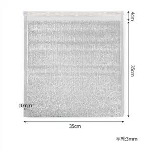 SSZ 접착식 은박 보냉봉투 35X35CM 50개 배달 아이스크림 아이스팩 육류포장