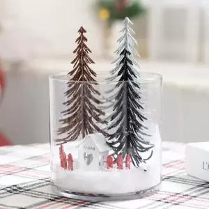 플라워트리 크리스마스 미니트리 장식 화병 겨울숲 set 22cm DIY