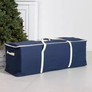 플라워트리 크리스마스 트리 나무 보관 가방 네이비 120x40x40cm