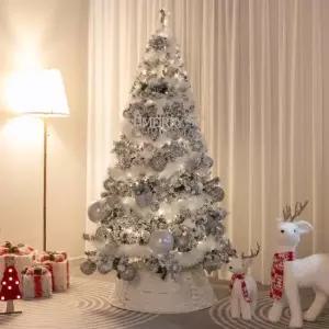 플라워트리 크리스마스 트리 장식 풀세트 화이트엔젤 180cm 양면