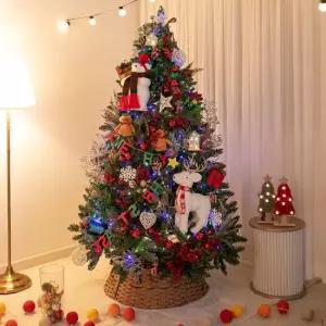 플라워트리 크리스마스 트리 풀세트 동화속스노우 180cm 양면