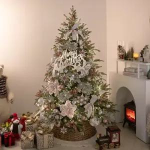 플라워트리 크리스마스 트리 풀세트 딥핑크로망스 180cm 양면