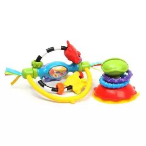 아기외출 유모차부착 흡착딸랑이 회전볼 두손놀이 방울소리 백일선물 호기심자극