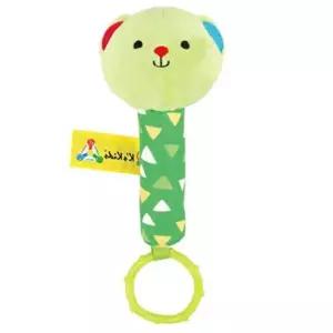 아기감성 손감각 발달놀이용 딸랑이 곰돌이인형 호기심자극 소리장난감 재밌는감촉