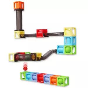 유아 구슬롤링 길만들기 트랙조립용 자석블럭 72P 창의블록 이모선물 실내놀이터 남아