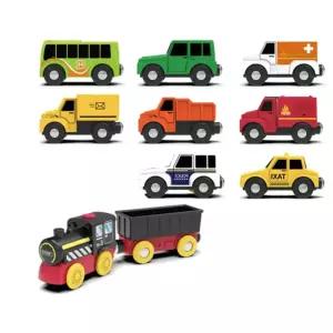 어린이집 이야기 역할놀이 전동기차 자동차 세트 실내활동 이모선물 유아센터 슈팅카