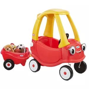 캠핑장 수레자동차 웨건 붕붕카 트레일러 지붕카 운전놀이 돌아기 안전바퀴 승용완구