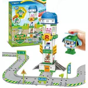 변신 헬리콥터 주차타워 헬리 교통 관제탑 세트 파킹센터 작동완구 집콕육아 가정보육