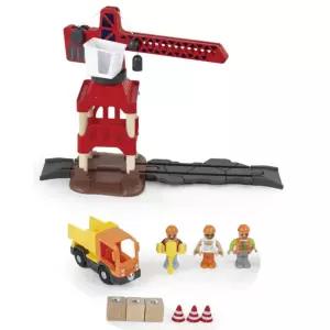 어린이집 건설놀이 타워크레인 중장비 놀이세트 사회성발달 타운시티 트럭 공사차량