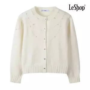 [르샵] 진주 디테일 러블리 니트 가디건 (BPAKC011A)