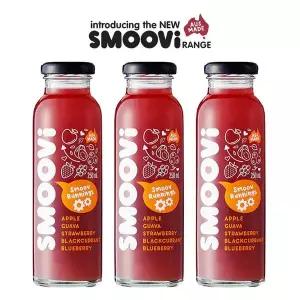 [NS홈쇼핑]100% 착즙 스무비 애플 스트로베리 블랙커런트 구아바250ml x 12EA..[35387547]