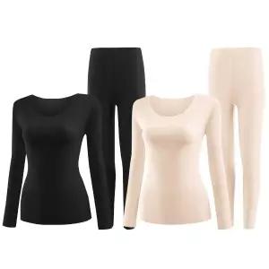 2장세트 유니미스 여성 히트텍 발열 겨울 이너 상하세트 경량 내의