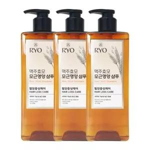 려 맥주효모 모근영양 샴푸 600ml x3