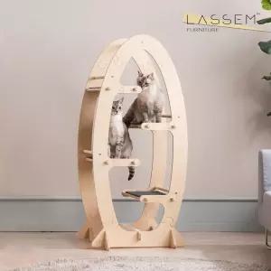 자작나무 원목 고양이 O 캣타워 스크래쳐 GOCT1972