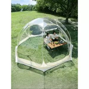 대형 투명 돔텐트 8각 PVC 원터치 쉘터 텐트