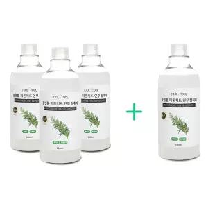 [툴앤툴]피톤치드액 연무액 2000ml(500ml 3+1 행사) 화장실냄새제거 담배냄새 신발 탈취 새집증후군제거