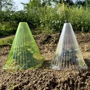 꼬깔모종덮개 식물 모종 화분 유묘 보온 보호덮개 커버 원예 텃밭 주말농장 서리방지꼬깔