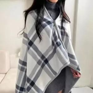 룩앳걸 대형사이즈 망토 어깨 무릎 치마 극세사 똑딱이 학생담요 100 x 140