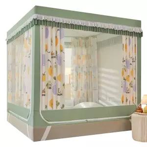 사각 난방텐트 방한텐트 싱글퀸 텐트 사슴 수면 암막 침대 보온