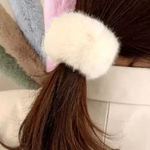 [하프클럽/]이쁜머리끈 똥머리끈 고급헤어끈 겨울용 곱창끈 헤어