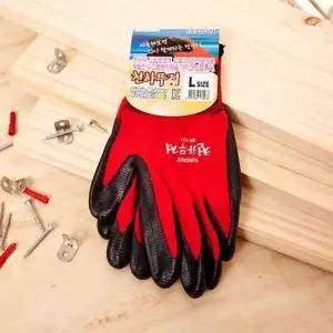 [하프클럽/]천하무적 고급코팅장갑 레드L