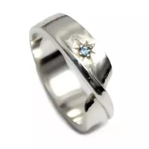 goodvibrations 런던 블루 토파즈 반지 고리 굿 바이브레이션 선마크 선태양 실버925(14)