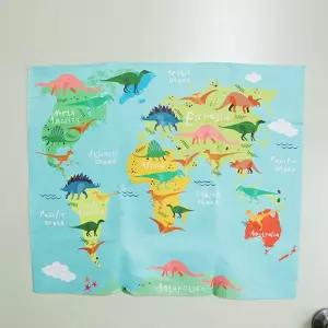 세계지도 공룡 벽걸이