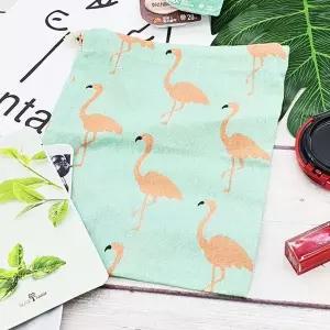 [하프클럽/]더스트백  끈조절 파우치 중형 홍학