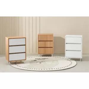 아기방 아기용품 수납 3단 미니 서랍 400 책상아래 원룸 낮은 바닥 서재 침대옆