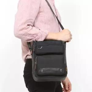 쇼퍼백 손가방 가방 직장인 메신저백 여행 남성 블랙