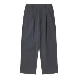 [커스텀멜로우](광주신세계)블루 와이드 핏 코튼 셋업 팬츠 CWPAS25242BUX