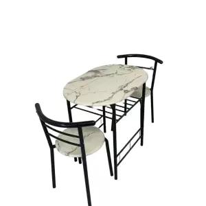 2인용 티 테이블 세트 상담 카페 발코니 원탁