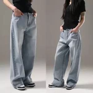 아우라진 솔트와이드데님 봄 여름신상 난스판 솔트워싱와이드