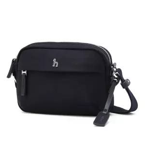 [헤지스](센텀시티점)네이비 단색 나일론 크로스백 HJBA6E721N2